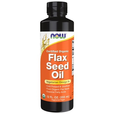 NOW Foods Supplements, Certified Organic 12 Fl Oz (Pack of 1), Clear Yellow