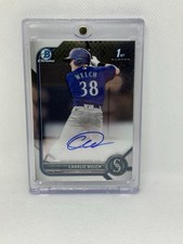 2022 1st Bowman Chrome Prospects Auto Charlie Welch #CPA-CW Autograph Mariners