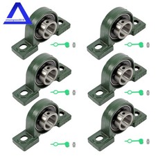 UCP208-24 Pillow Block Bearing Pack of 6 Mounted Pillow Block Bearings 1/2" Bore