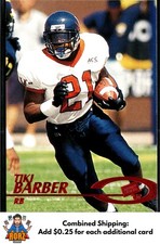 1997 Press Pass #10 Tiki Barber Red Zone Virginia Cavaliers