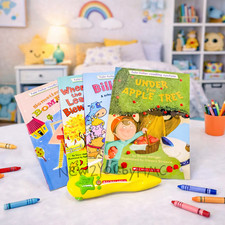    Scholastic Tale-Teller Reading System 2010  4 Books  Pen  Works Great