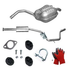 Komplette Auspuff + Anbausatz für Ford Mondeo IV   2.0 16V Limousine / Kombi