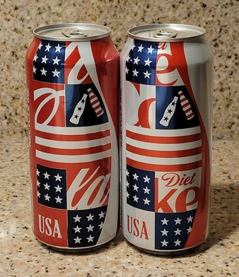2026 Coca Cola Diet COKE AMERICA USA   CELEBRATING 250th ANNIVERSARY 16 OZ 2X