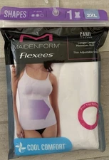 Maidenform flexees cami longer length cool comfort White Sz 2XL New
