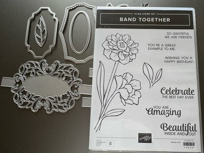 Stampin  Up! Stempel-Stanz-Set  Band Together  inkl. Dies - 149549 ***RAR***