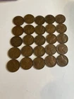 1/2 Roll 1932 D Lincoln Wheat Cents Penny Good or Better Condition 25 Coins