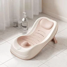 Baby Bath Support, Foldable Infant Bathtub for Newborn Babies 0-6 Months, Sof...