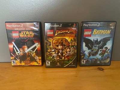 LEGO Games PS2 PlayStation 2 Lot of 3 Star Wars Indiana Jones Batman