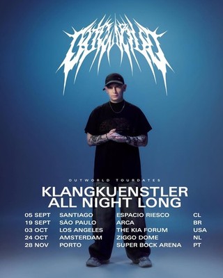 Klangkuenstler All Night Long Tour Poster Hard Techno DJ Music Wall Art Decor