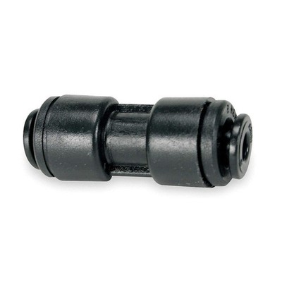 JOHN GUEST PM0408E-PK10 Adapter Union,5/16'' Tube OD,Black,PK10 1WTW8