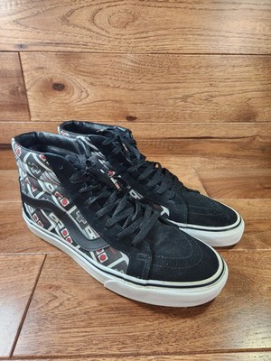 VANS Nintendo NES Controller ''GAME OVER'' High Top Lace Up Sneakers Men's Size 11