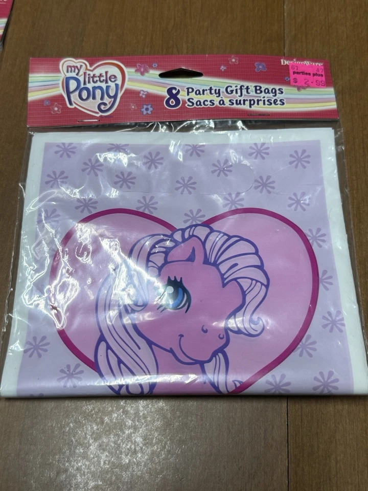 x2 NUEVAS Bolsas de Botín My Little Pony 2003 16 Bolsas de Fiesta Total Cumpleaños Hasbro LINDAS Foto 2 de 4