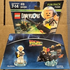 LEGO Dimensions 71201 71230 Back To The Future Doc Brown Fun Level Pack. New.