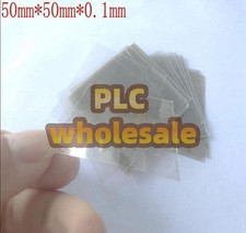 Qty:10 New Transparent Mica Sheet 50mmx50mmx0.1mm Insulating Mica Sheet