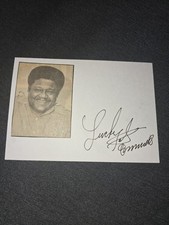FATS DOMINO signed autograph 3x4 blank In Person
