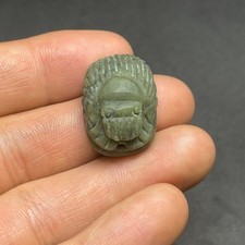 Ancient Egyptian Jasper intaglio Seal old Scarab Amulet Seal Stamp Bead