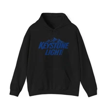 Keystone Light Graphic Hoodie Vintage Unisex Heavy Blend™ Hooded Sweatshirt