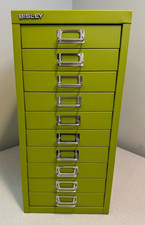 NEW!  Bisley 10 Drawer MultiDrawer - Bisley Green  **REDUCED PRICE**