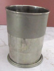 Vintage Rumpp Portable Collapsible Tin Shot Glass Barware Germany Leather Case — photo 5
