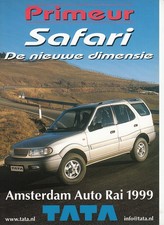 BROCHURE BROCHURE TATA SAFARI 1999 -Dutch-