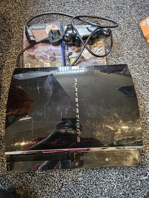 SONY PS3 CECHC03 60GB ABWÄRTSKOMPATIBEL SPIELT PS1/2&3 SPIELE FUNKTIONSTÜCHTIG