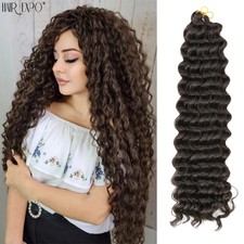Freetress Ombre Ocean Wave Deep Twist Crochet Hair Synthetic Soft Braiding Hair