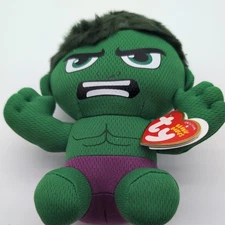 TY Beanie Babies The Hulk Marvel Plush NEW 2021 Tags 7 inches
