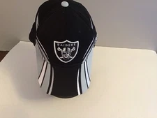 Vintage Oakland Raiders Hat Reebok Flex Fit Cap Y2K Swirl 90's Embroidered