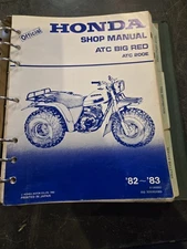 1982 1983 Genuine Honda Shop Manual ATC200 Big Red 200E Factory OEM Dealer