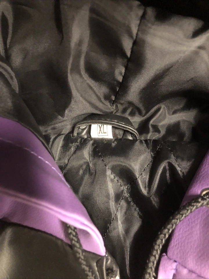 Tekken 8 Reina Hooded Leather Bomber Jacket Tekken 8 Reina Cosplay Jacket XL - Image 3 of 4