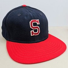 Vintage USA MADE New Era SSC Seminole State Sports Trucker Hat Snapback Cap