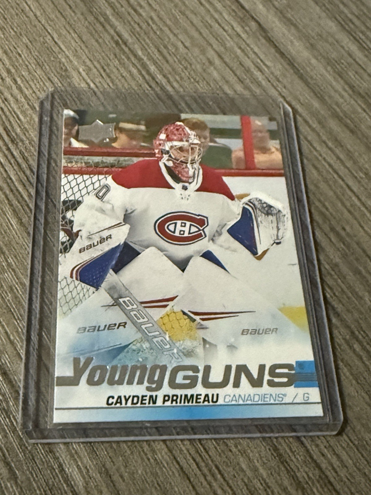 2019-20 Upper Deck Young Guns Cayden Primeau #454 RC Toronto Maple Leafs