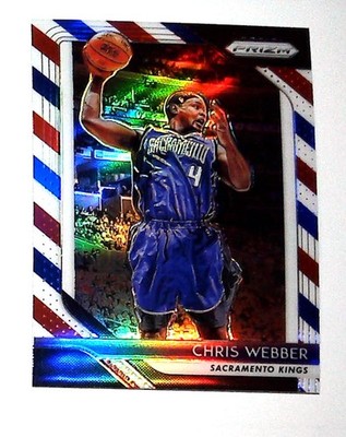 2018-19 Panini Prizm #165 Chris Webber Prizms Red White and Blue