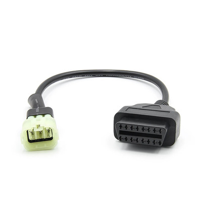For KTM 6Pin OBD2 Connector Motorcycle Motobike Adapter Cable OBD 2 Extension Ca