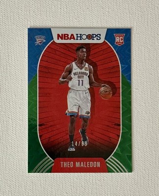2020-21 Hoops /89 Green Explosion #230 Theo Maledon RC Rookie NUMBERED RARE SP