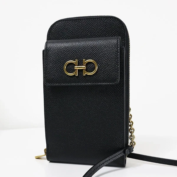 Ferragamo — Salvatore Ferragamo GANCINI Shoulder Bag Crossbody Bag Smartphone Leather Women