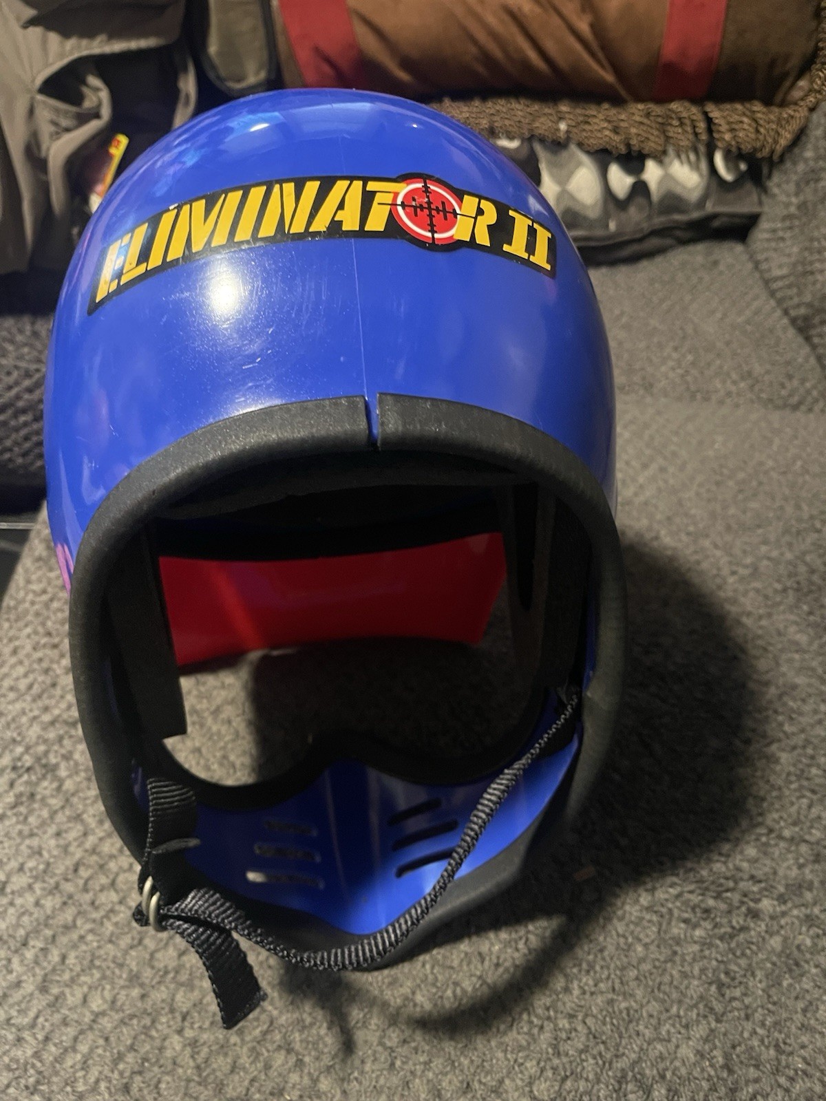 Vintage Pro Tec Eliminator II Full Face BMX Helmet Protec 2 USA Old School