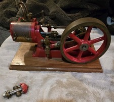 VINTAGE STUART NO # 9 LIVE STEAM ENGINE HORIZONTAL MILL STATIONARY MODEL 