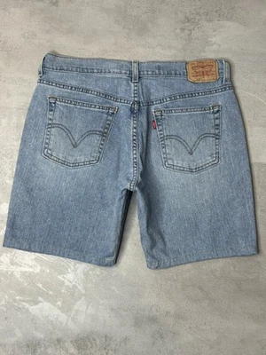 Short En Jean Levi's 515 Coupe Droite - Bleu Clair Homme - Court Très bon état  - Photo 1/4