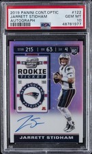 2019 CONTENDERS OPTIC AUTO #122 JARRETT STIDHAM PSA 10
