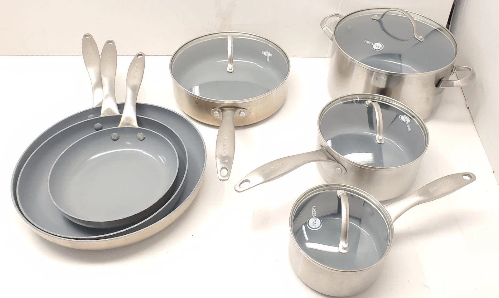 The Original GreenPan Venice 10-piece Ceramic Non-Stick Cookware Set