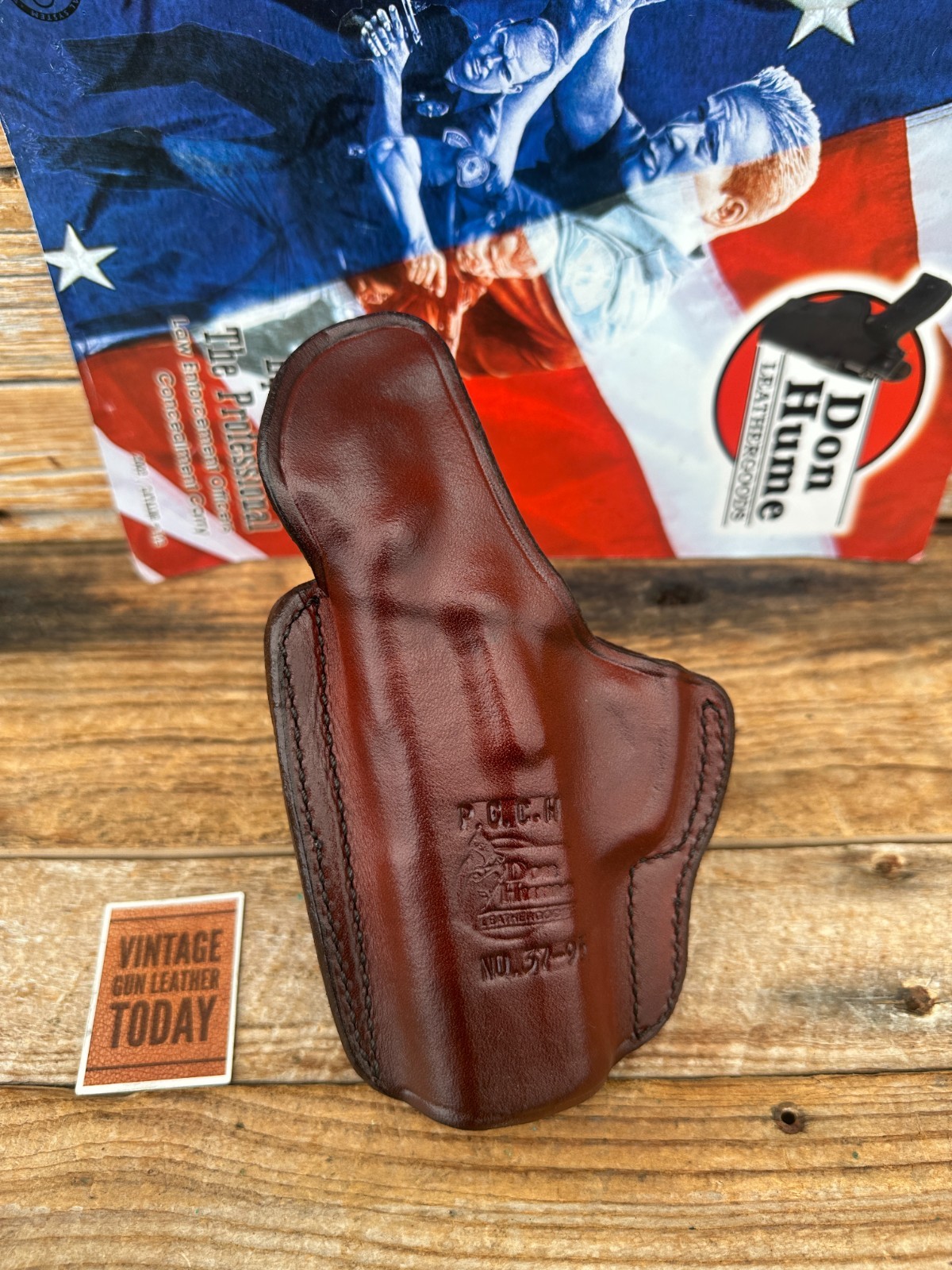 Vintage Don Hume PCCH 37-95 Leather IWB Holster for RUGER P93 P95 Right