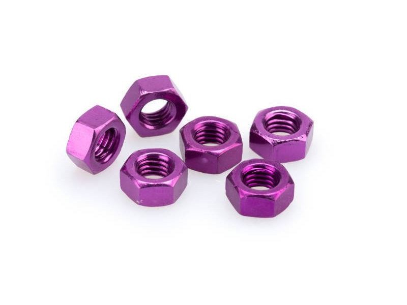 Puig Purple M8 Nuts x 6