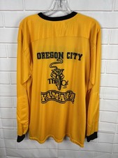 Vintage Yamaha The Cat Oregon City Motocross Jersey Size XL Made In USA Yellow