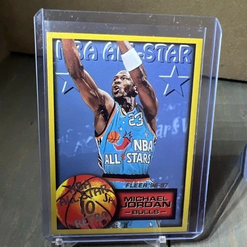 1996-97 Fleer - NBA All-Star Retro Michael Jordan #282 🔥📈🐐📈🔥