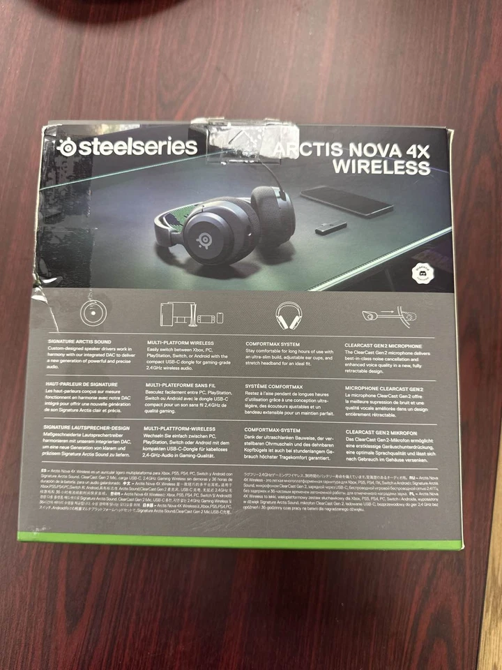 SteelSeries Arctis Nova 4X Wireless Gaming Headset - Image 2 of 2