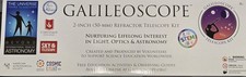 Telescope Galileoscope 50-mm 2 Inch F/10 Refractor Kit EasyAssembly New in Box