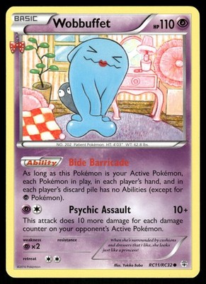 Wobbuffet Common Generations: Radiant Collection RC11/RC32 NM