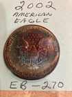 2002 AMERICAN EAGLE SILVER DOLLAR
