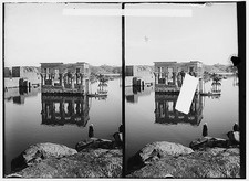 Photo:Egyptian views; Assuan and Philae. Kiosk at Philae, looking N.